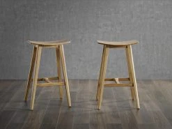 Greenington Furniture Tigris Counter Stool Set - Exotic Tiger Inlay