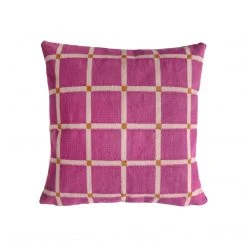 Leah Singh New Arrivals Grid Reversible Throw Pillow Cover