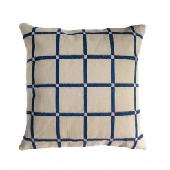 Leah Singh New Arrivals Grid Reversible Throw Pillow Cover