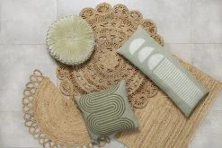 Casa Amarosa Half Moon Jute Doormat