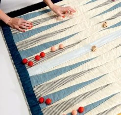 Haptic Lab Home Goods Quilted Backgammon Set