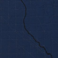 Haptic Lab Home Goods Chicago Map Throw Quilt