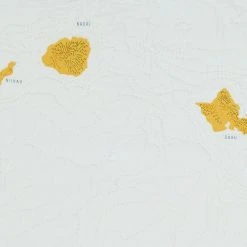 Haptic Lab Hawaii Map Throw Quilt