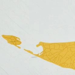 Haptic Lab Nantucket Map Throw Quilt