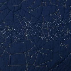 Haptic Lab Constellation Quilt - Navy Home Goods