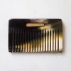 Hathorway Chai Horn Pocket Hair And Beard Comb - Dark Horn