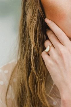 Hathorway Mat Trang Horn Crescent Ring Jewelry