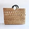 Hathorway Phu Quoc Horn Handle Water Hyacinth Tote Bag Accessories