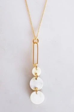 Hathorway Jewelry Sa Dec Drop Horn Pendant Necklace