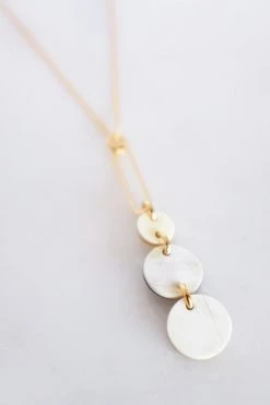 Hathorway Jewelry Sa Dec Drop Horn Pendant Necklace