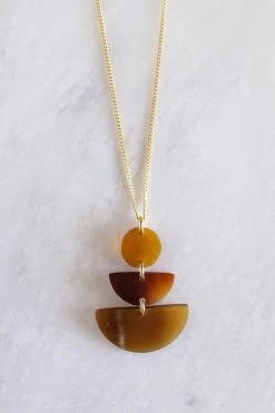 Hathorway Saigon Horn Pendant Necklace 11 Hathorway Saigon Horn Pendant Necklace