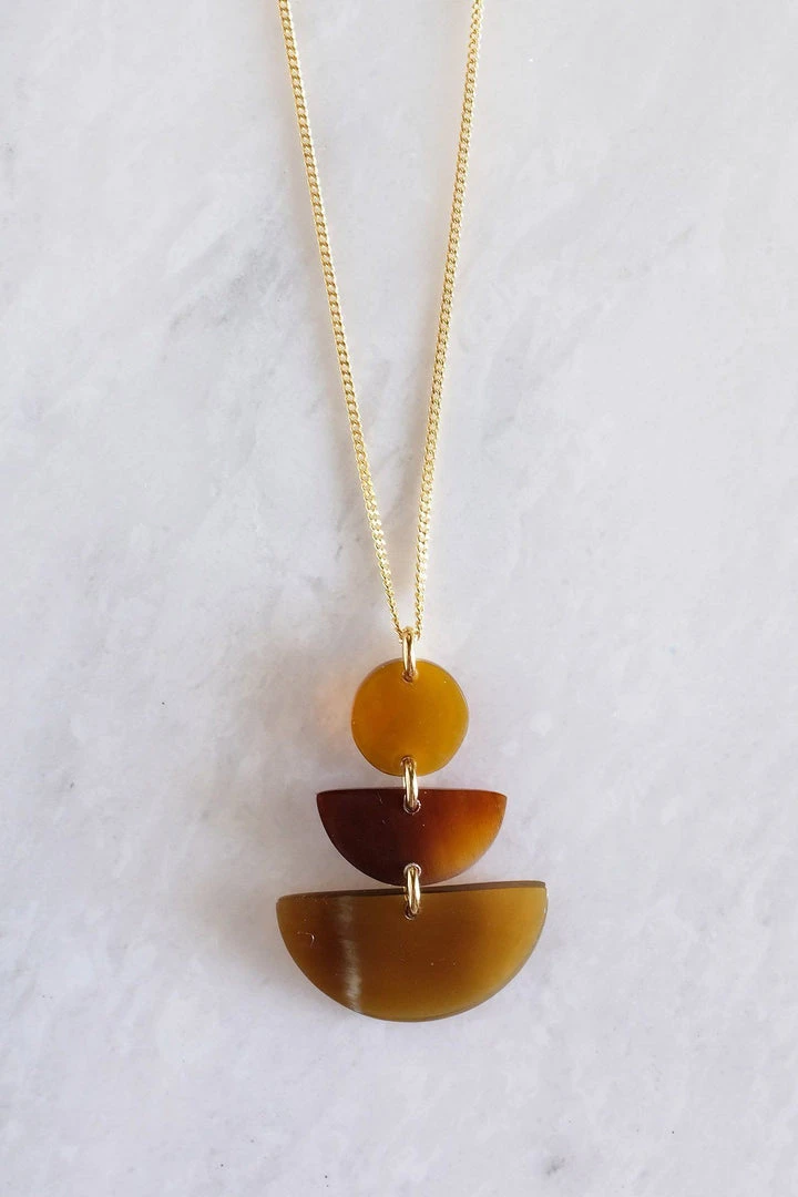 Hathorway Saigon Horn Pendant Necklace 5 Hathorway Saigon Horn Pendant Necklace