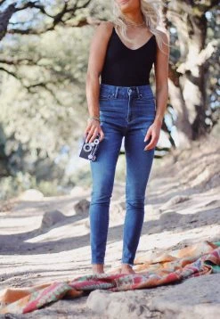 Porter Blue Best Sellers Heart Breaker High Rise Skinny Jean - Vera