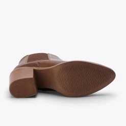 Nisolo Shoes Heeled Chelsea Boot - Chocolate
