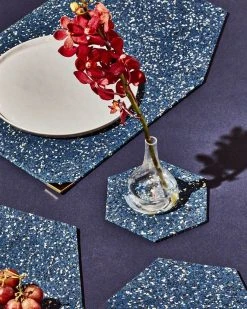 Slash Objects Hex Recycled Rubber Trivet Set - Royal Best Sellers