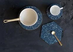 Slash Objects Hex Recycled Rubber Trivet Set - Royal Best Sellers