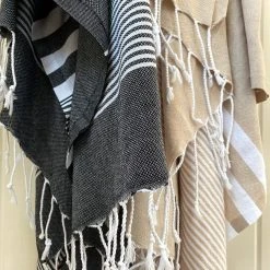 Hilana: Upcycled Cotton Home Goods Martinica Upcycled Turkish Towel