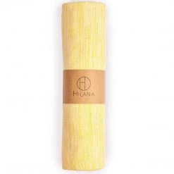 Hilana: Upcycled Cotton Yalova Upcycled Marbled Turkish Towel / Blanket - Yellow Best Sellers