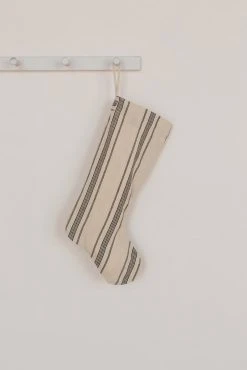 Will & Atlas Ticking Stripe Holiday Stocking