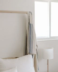 Home & Loft Hudson Unisex Long Turkish Robe - Royal Blue