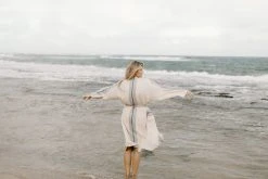 Home & Loft Hudson Unisex Long Turkish Robe - Royal Blue