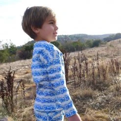 Honey Cake Tiger Kids' + Baby Kids' Hello Fun Wave Unisex Long Sleeve Tee