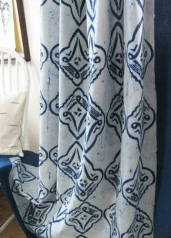 Ichcha Linocut Curtain Handcrafted