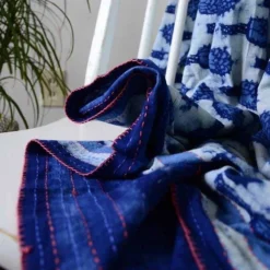 Ichcha Magnolia Throw Blanket Handcrafted