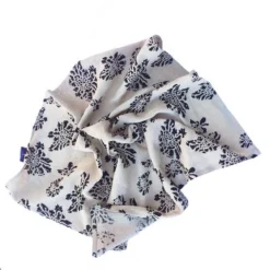Ichcha Marigold Floral Napkin Set Handcrafted