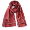 Ichcha Nacea Red Scarf 1 Ichcha Nacea Red Scarf