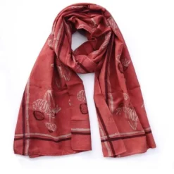 Ichcha Nacea Red Scarf