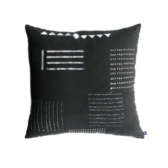 Ichcha Handcrafted Noir Throw Pillow Cover 3 Ichcha Handcrafted Noir Throw Pillow Cover