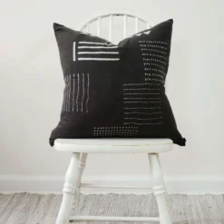 Ichcha Handcrafted Noir Throw Pillow Cover 8 Ichcha Handcrafted Noir Throw Pillow Cover