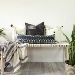 Ichcha Handcrafted Noir Throw Pillow Cover 7 Ichcha Handcrafted Noir Throw Pillow Cover