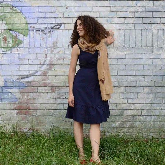 Ichcha Padma Golden Mustard Scarf 5 Ichcha Padma Golden Mustard Scarf