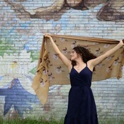 Ichcha Padma Golden Mustard Scarf 10 Ichcha Padma Golden Mustard Scarf