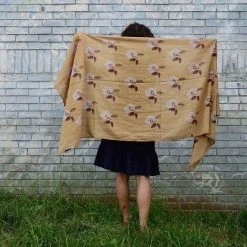 Ichcha Padma Golden Mustard Scarf 8 Ichcha Padma Golden Mustard Scarf