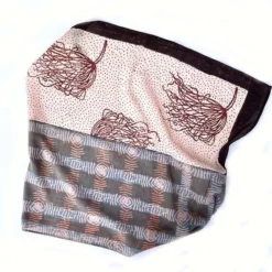 Ichcha Pink Sky Square Bandana Handcrafted