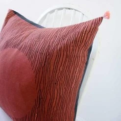Ichcha Red Moon Throw Pillow Cover 9 Ichcha Red Moon Throw Pillow Cover
