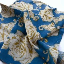 Ichcha Kitchen + Dining Gold Rose Napkin Set 14 Ichcha Kitchen + Dining Gold Rose Napkin Set