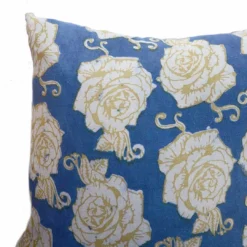 Ichcha Rose Throw Pillow Cover Handcrafted