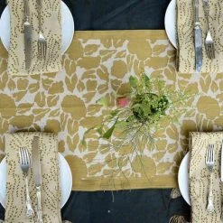 Ichcha Vine Napkin Set - Gold