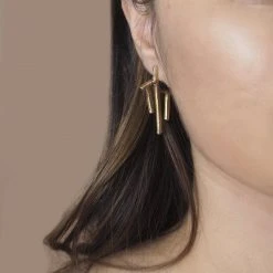 Iron Oxide Nazca Post Earrings Jewelry