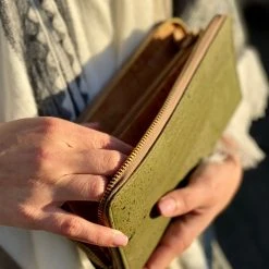 Tiradia Cork Just Right Cork Clutch Wallet Best Sellers