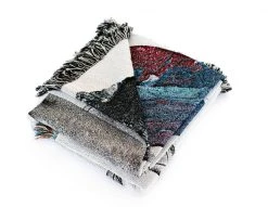 K-apostrophe Calma Upcycled Throw Blanket Home Goods
