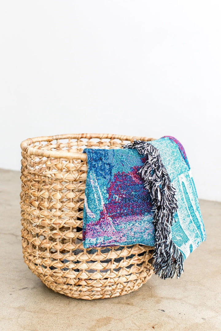 K-apostrophe Manchas + Marks Upcycled Throw Blanket 4 K-apostrophe Manchas + Marks Upcycled Throw Blanket