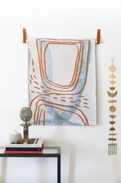 K-apostrophe Topographic Woven Tapestry
