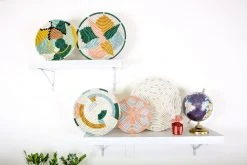 KAZI Home Goods Hope Metallic Floret Hot Pad Trivet