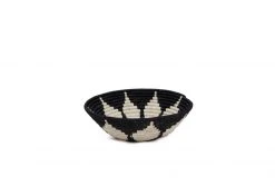 KAZI Home Goods Medium Black Hope Round Basket