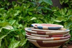 KAZI Home Goods Medium Mod Sukari Round Basket